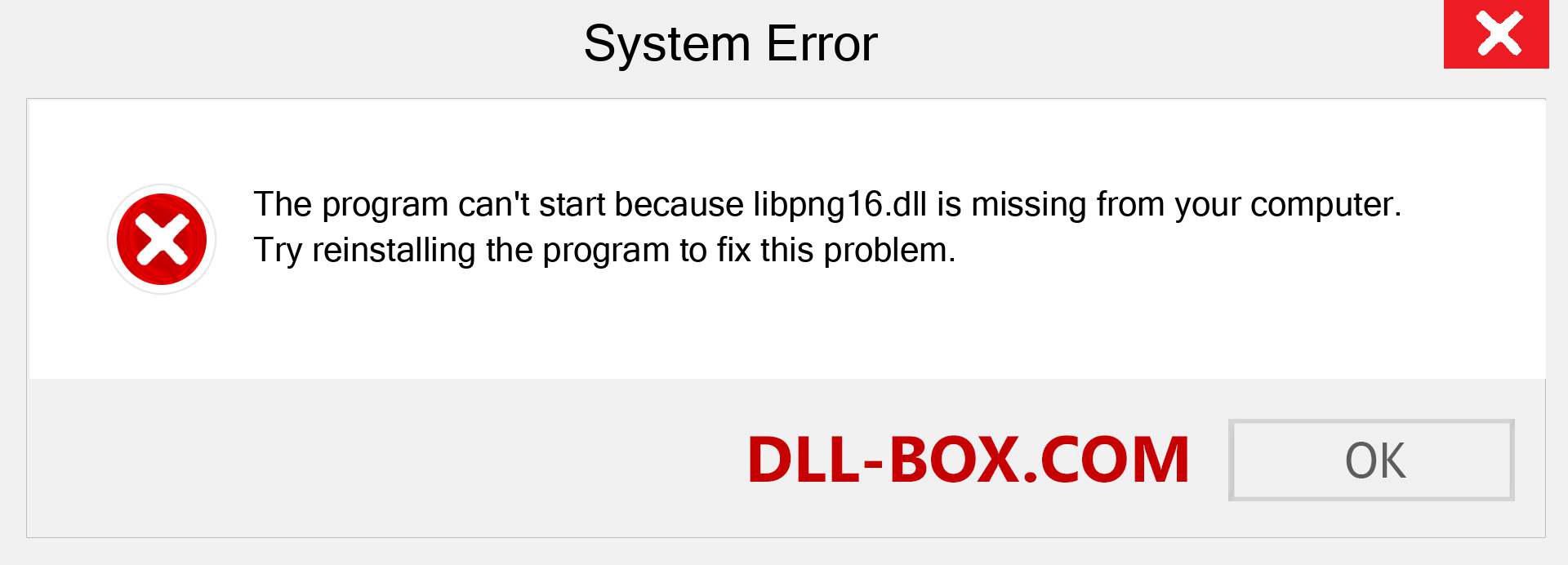  libpng16.dll file is missing?. Download for Windows 7, 8, 10 - Fix  libpng16 dll Missing Error on Windows, photos, images